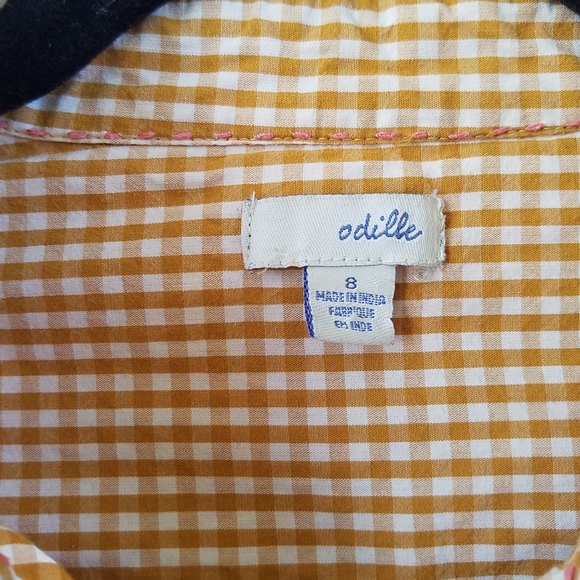 5/$30 Anthropologie Odille Embroidered Shirt - Picture 8 of 8